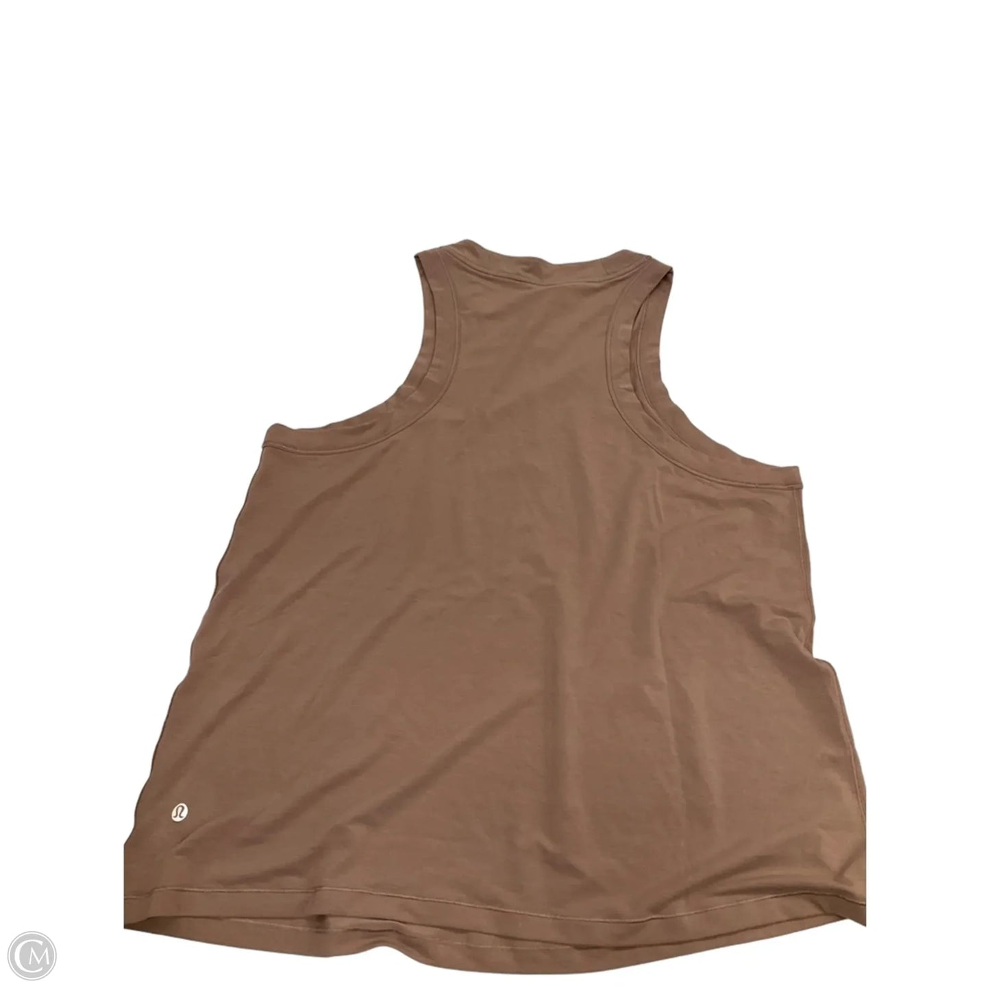 Athletic Tank Top By Lululemon In Beige, Size: L
