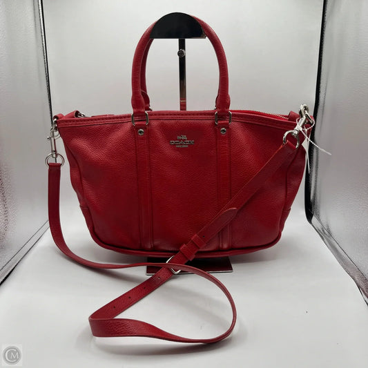 Crossbody Designer By Coach, Size: Medium