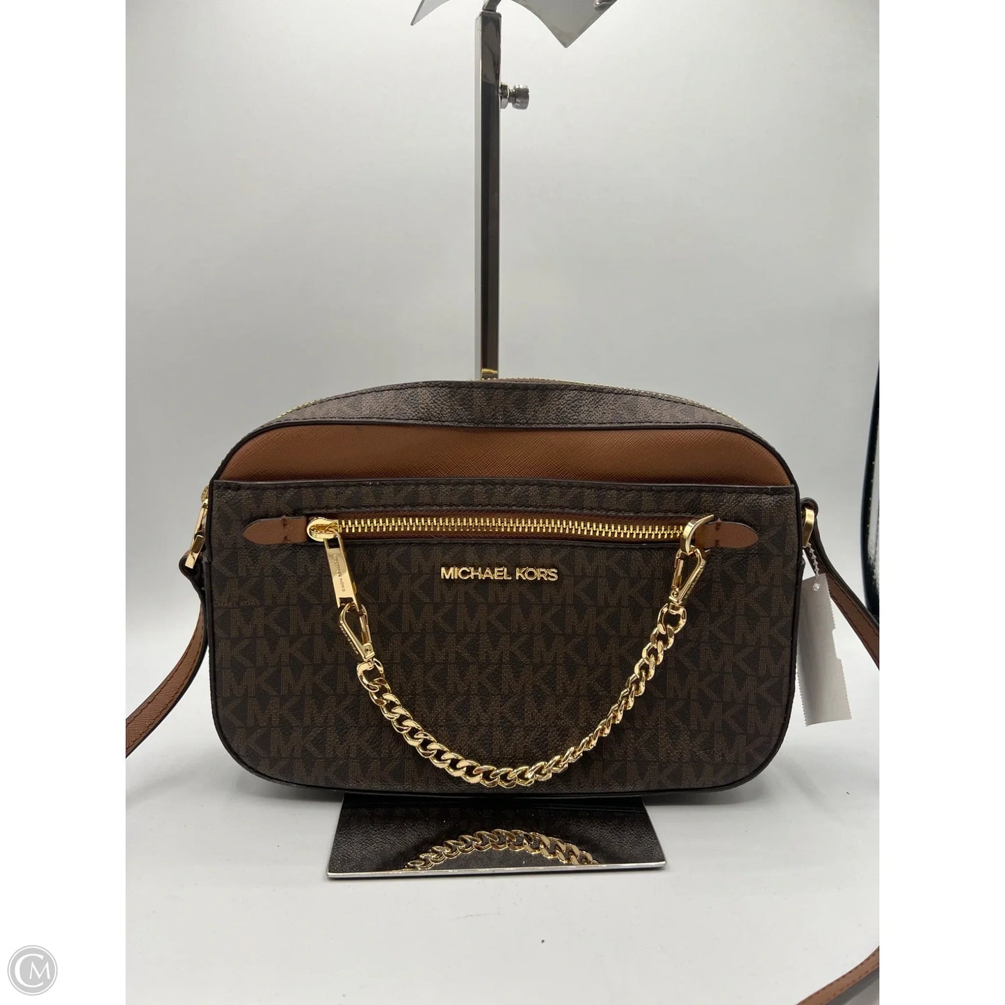 Crossbody Designer By Michael Kors, Size: Medium