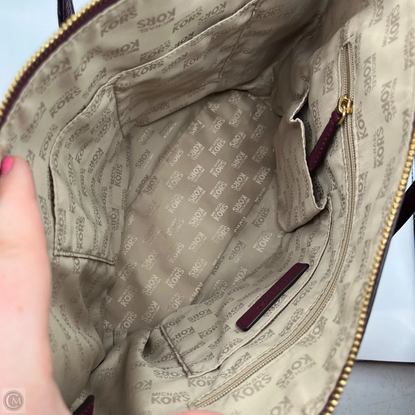 Handbag Designer By Michael Kors, Size: Large