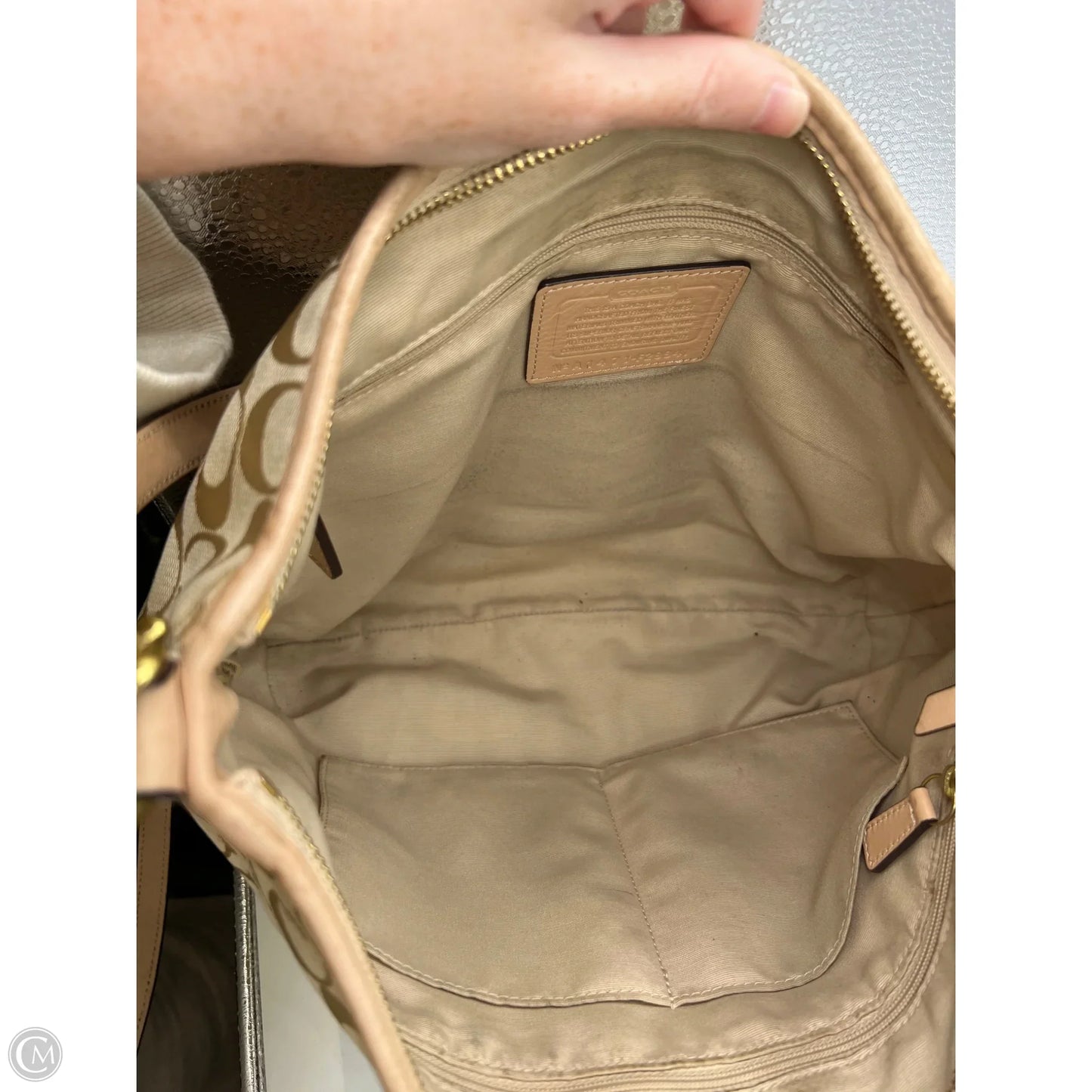 Crossbody Designer By Coach, Size: Large