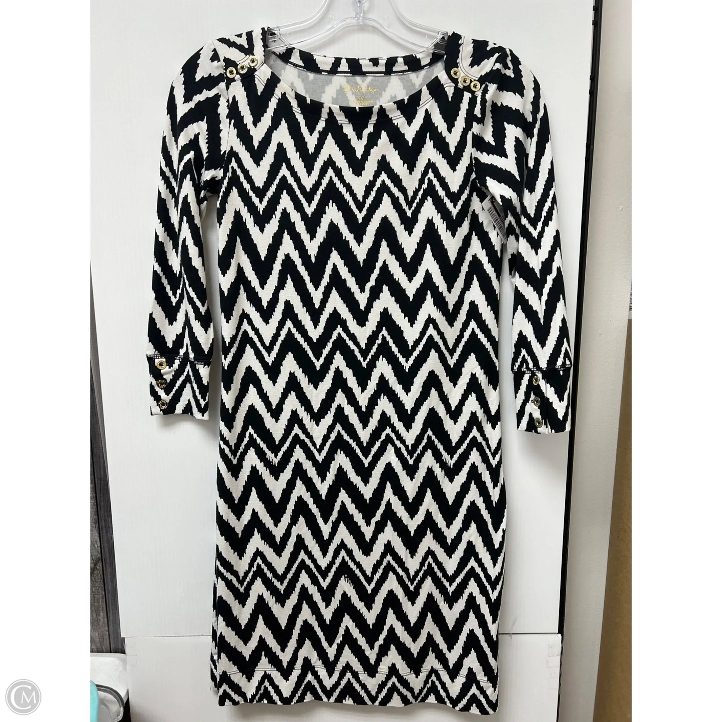 Dress Designer By Lilly Pulitzer In Zebra Print, Size: Xxs
