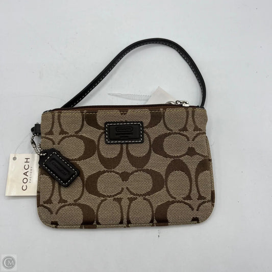 Wristlet Designer By Coach, Size: Small