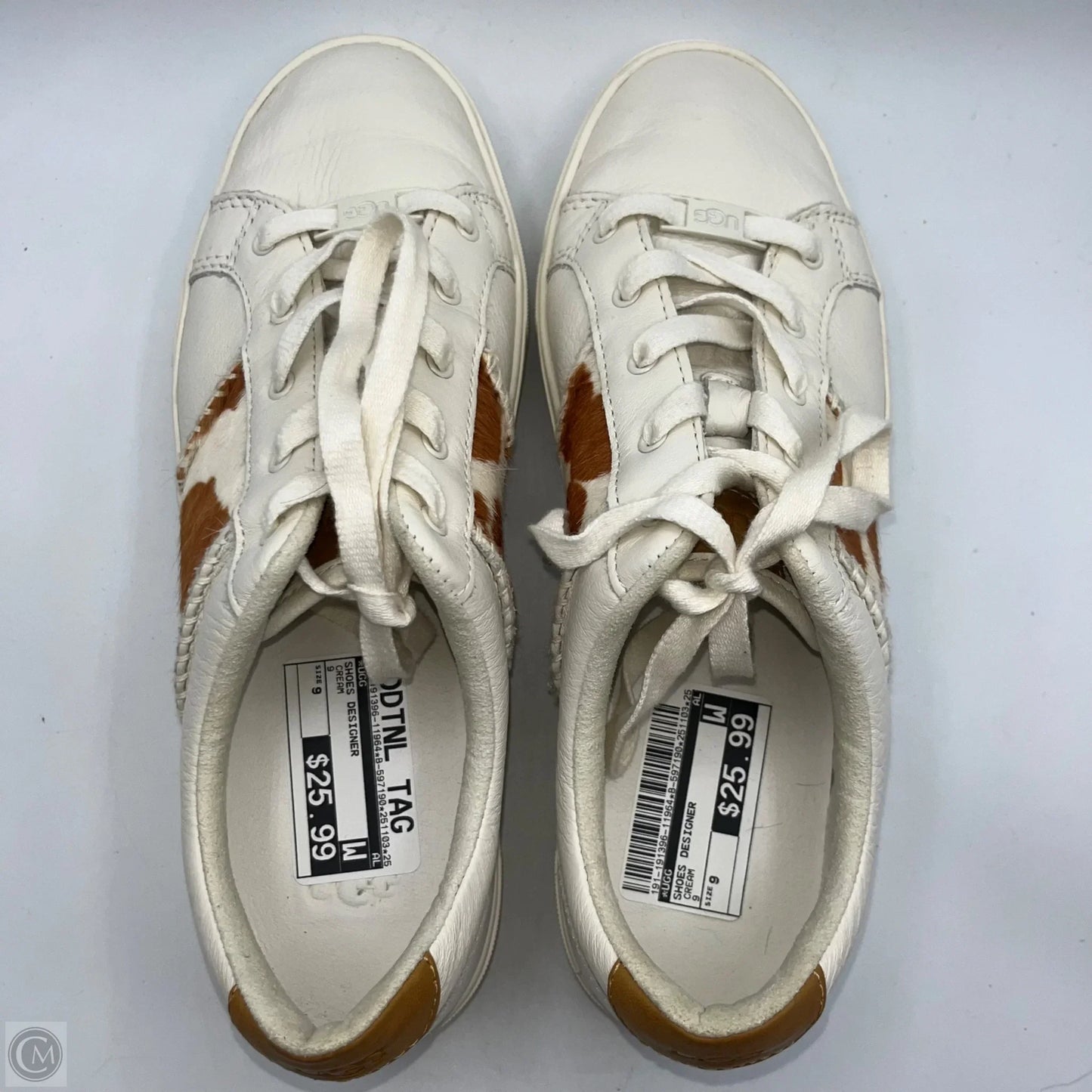 Shoes Designer By Ugg In Cream, Size: 9