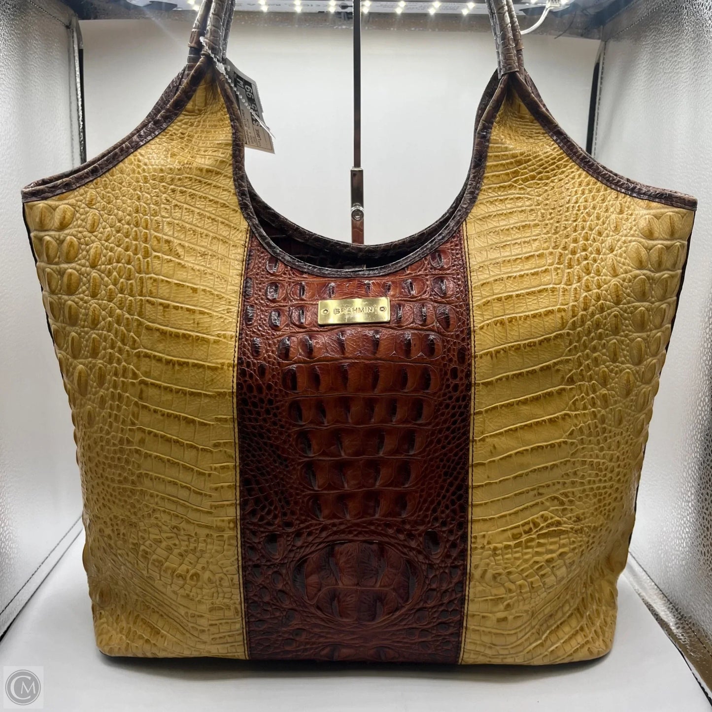 Handbag Designer By Brahmin, Size: Large