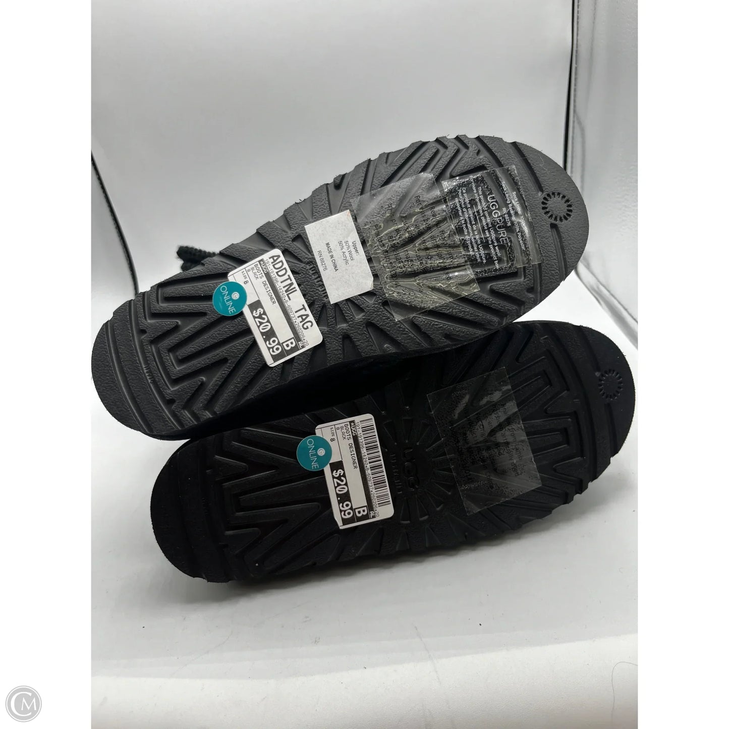 Boots Designer By Ugg In Black, Size: 8