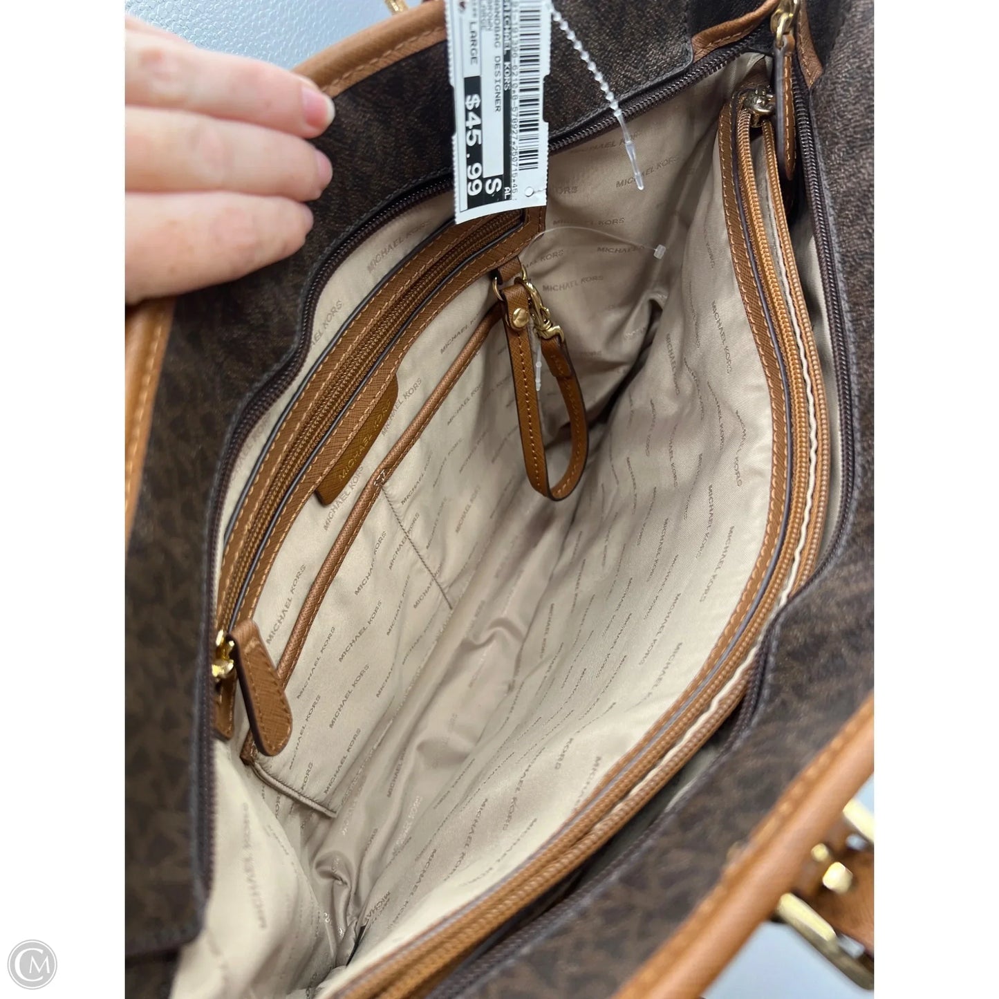 Handbag Designer By Michael Kors, Size: Large