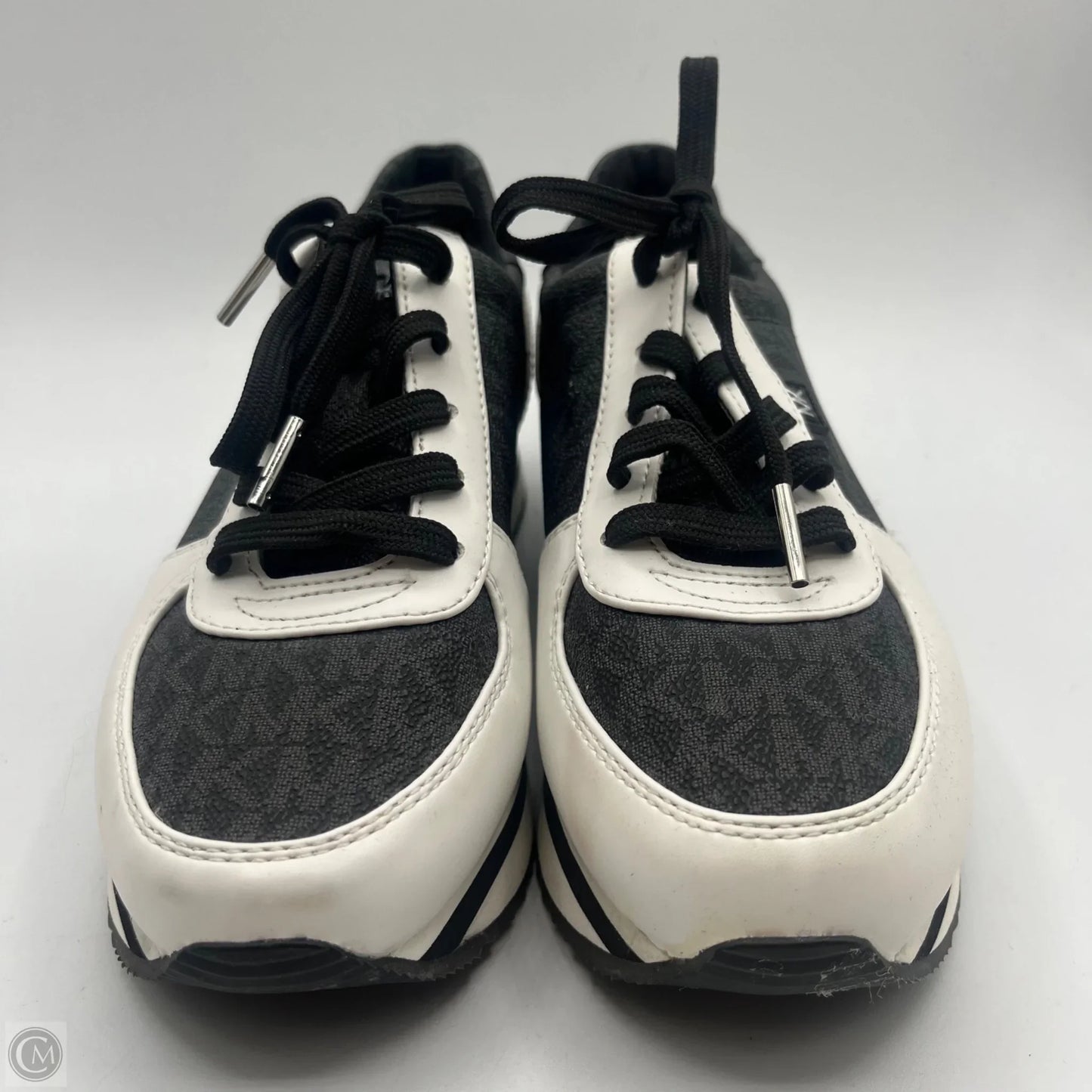 Shoes Sneakers By Michael By Michael Kors In Black & White, Size: 7