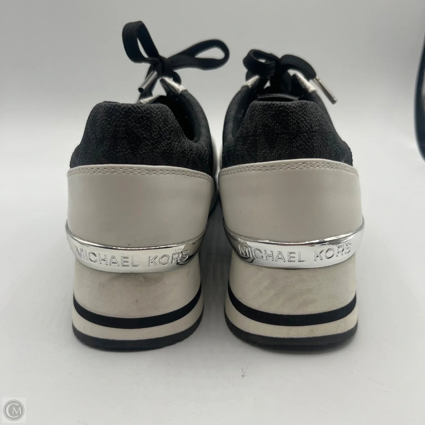 Shoes Sneakers By Michael By Michael Kors In Black & White, Size: 7