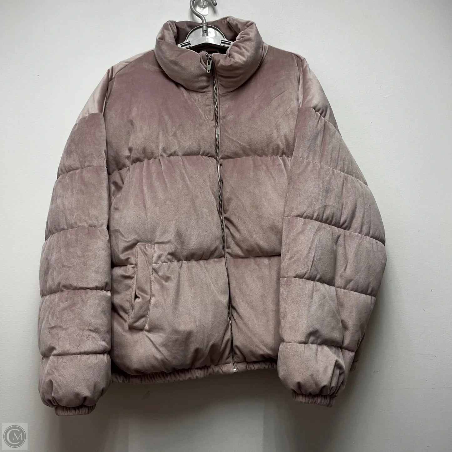 Coat Puffer & Quilted By Nine West In Pink, Size: 2x