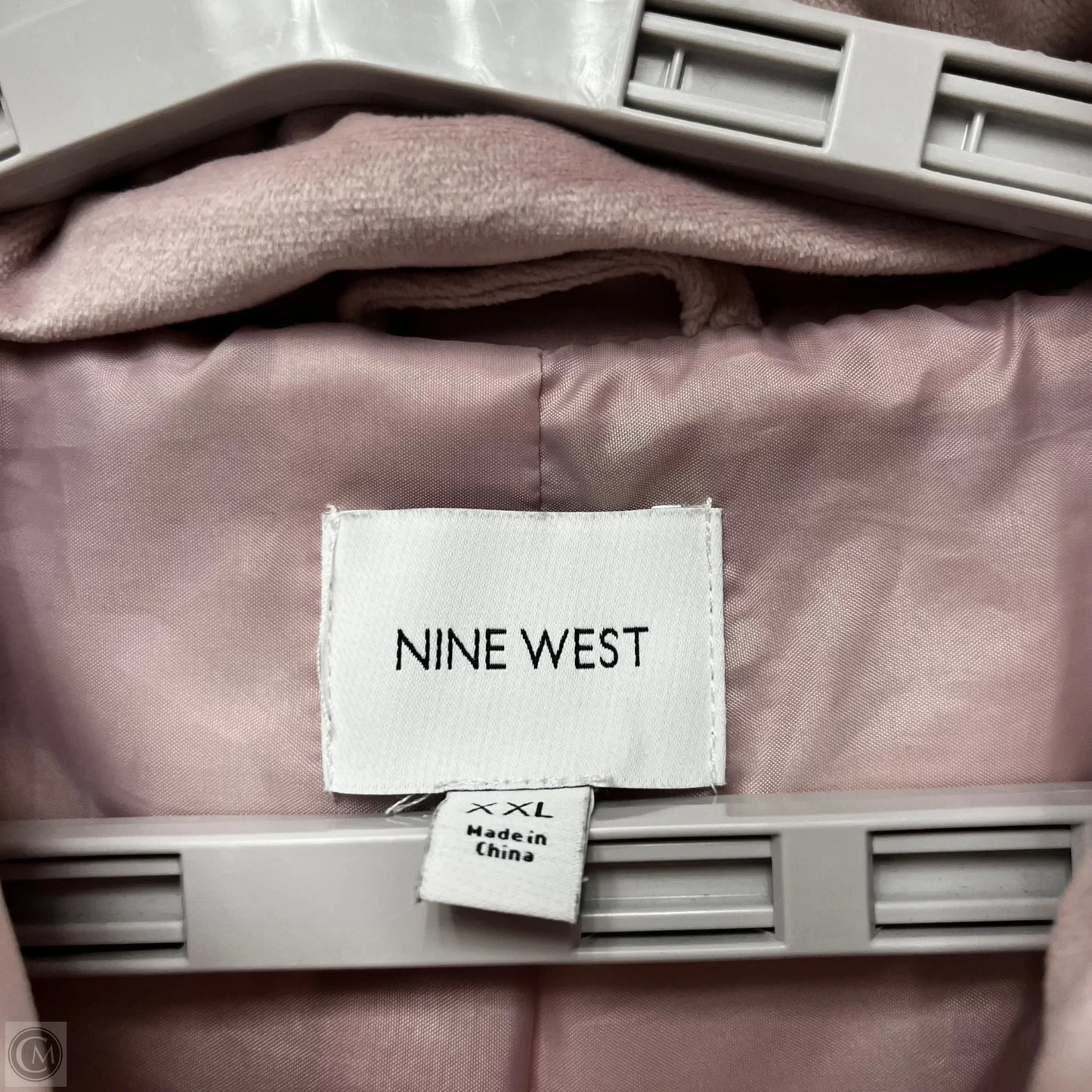 Coat Puffer & Quilted By Nine West In Pink, Size: 2x