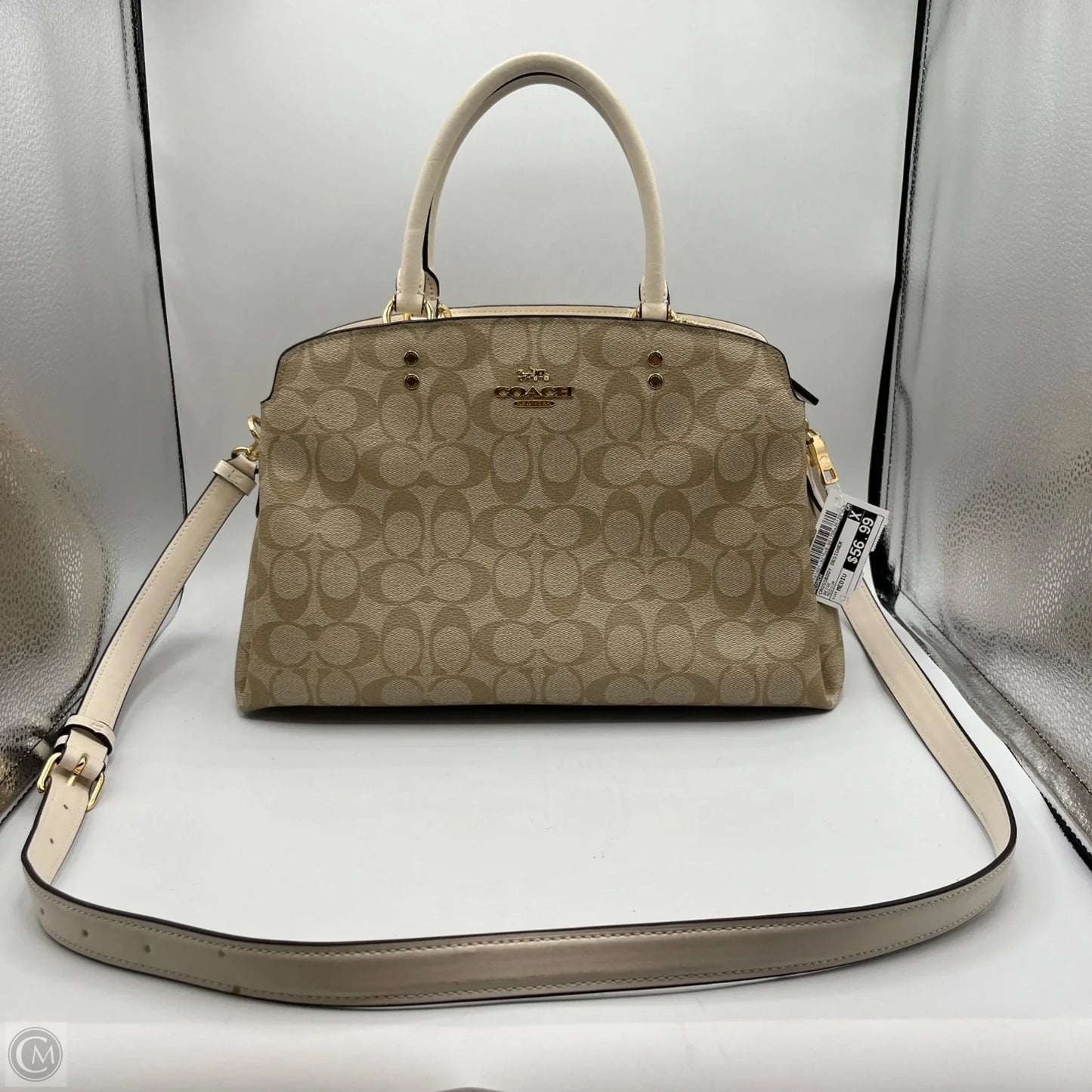 Crossbody Designer By Coach, Size: Medium