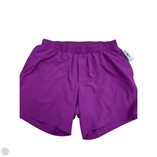 Athletic Shorts By Lululemon In Purple, Size: Sp