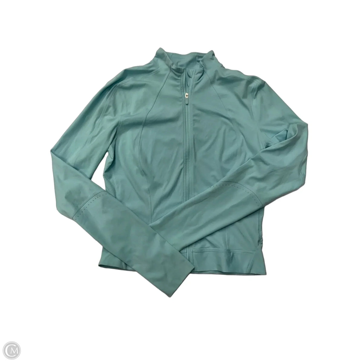 Athletic Jacket By Lululemon In Blue, Size: 8