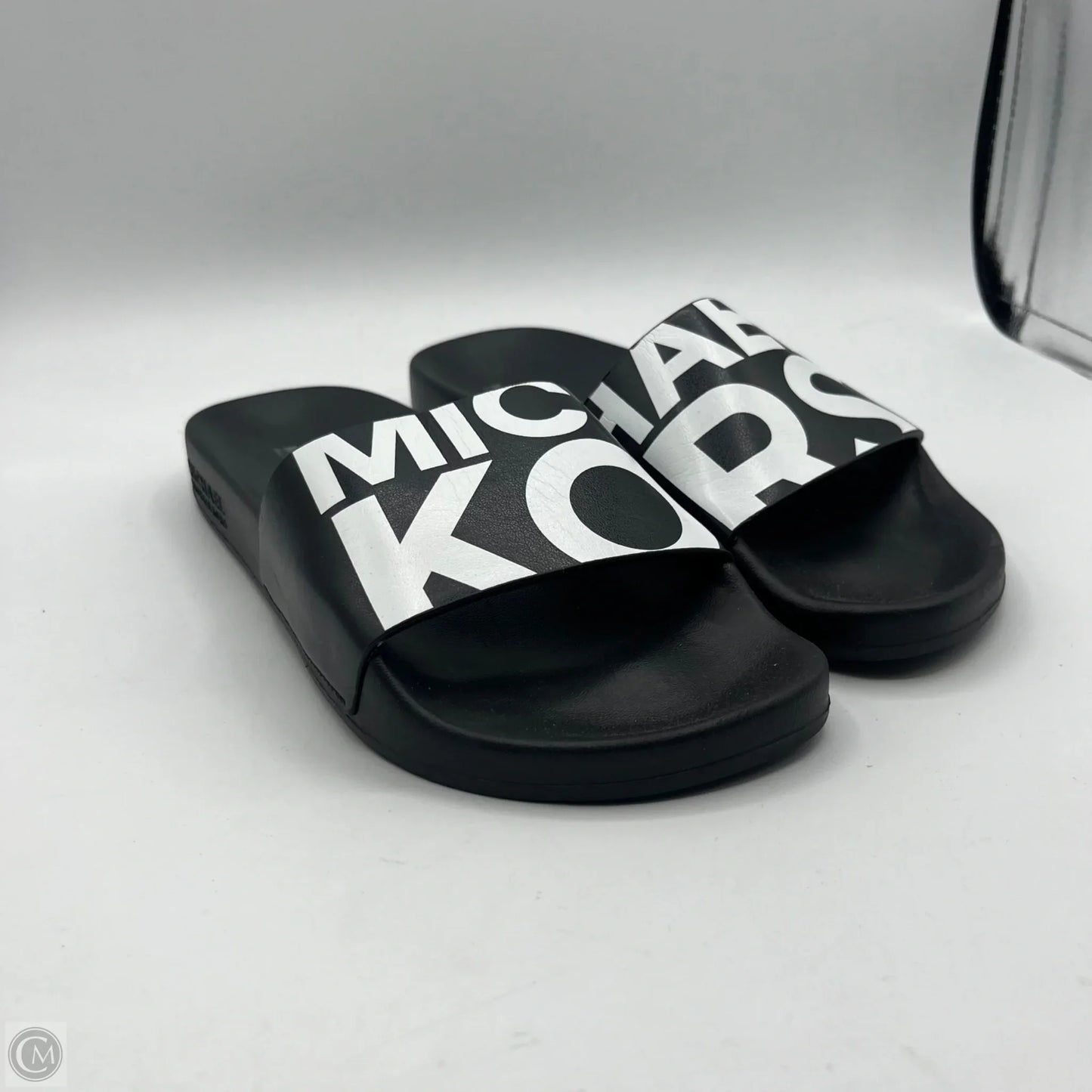 Sandals Flats By Michael By Michael Kors In Black, Size: 7