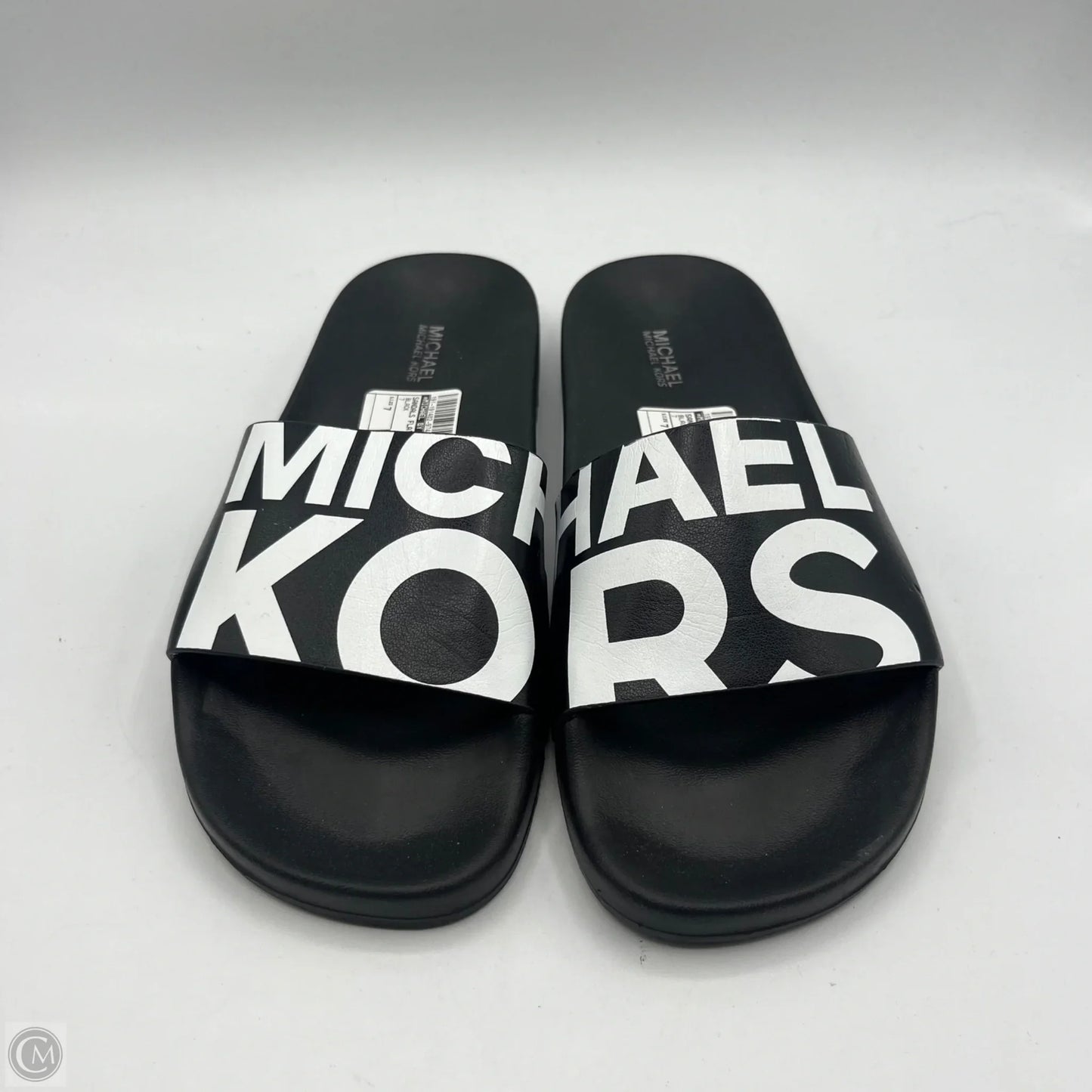 Sandals Flats By Michael By Michael Kors In Black, Size: 7