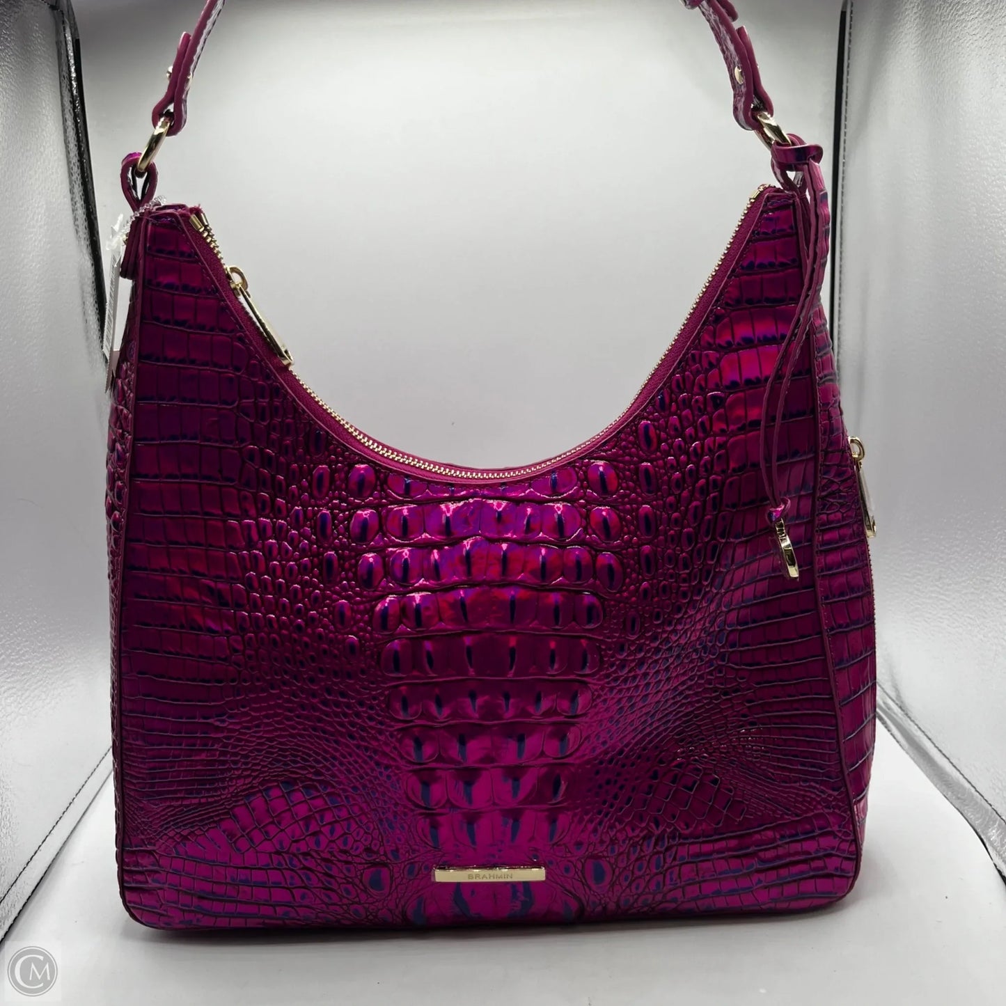 Handbag Designer By Brahmin, Size: Large