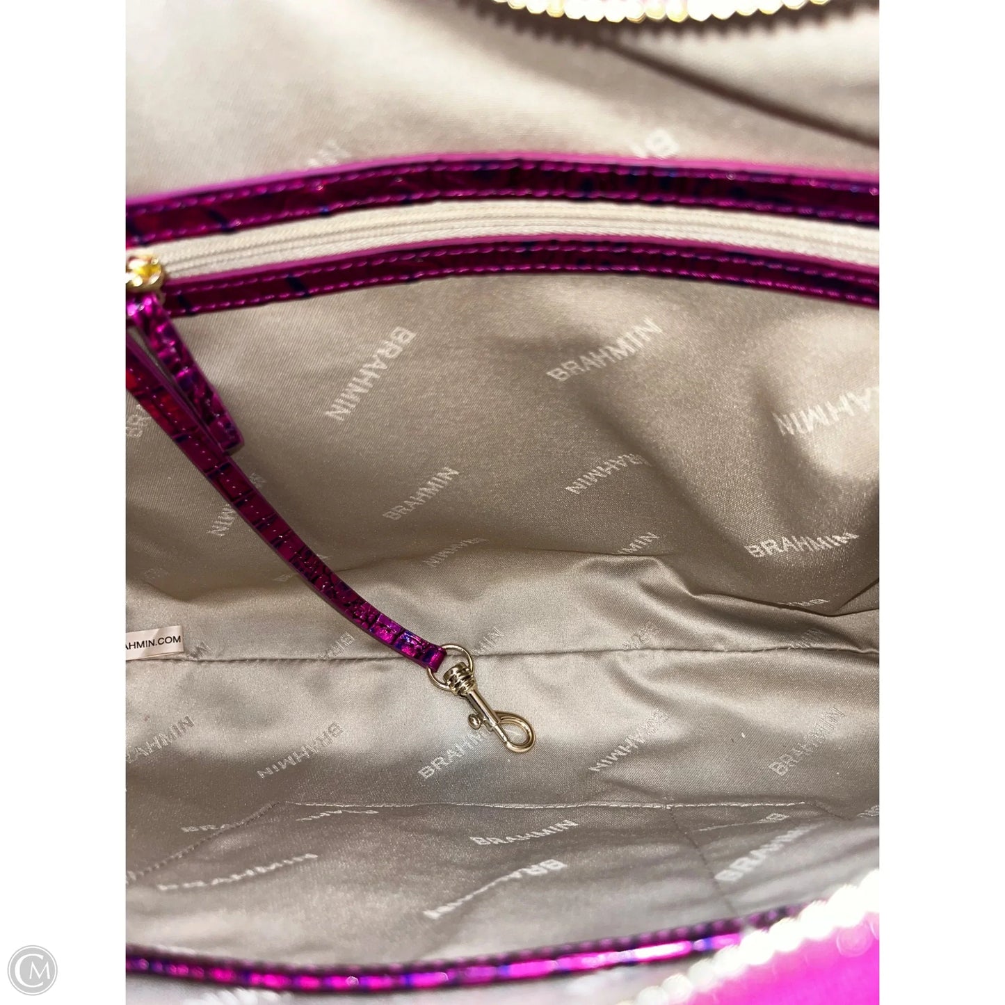 Handbag Designer By Brahmin, Size: Large