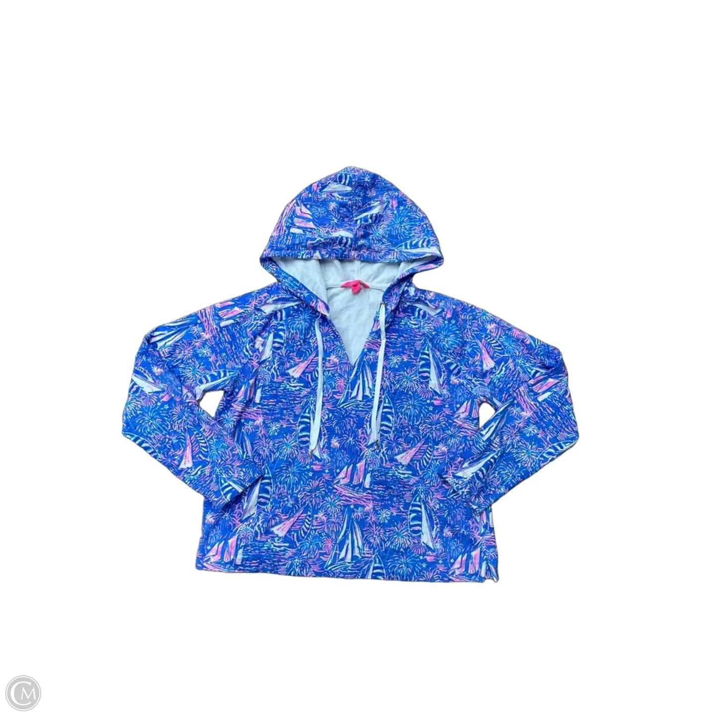 Sweatshirt Designer By Lilly Pulitzer In Blue, Size: Xl