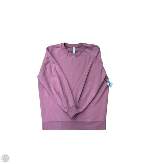 Sweatshirt Crewneck By Lululemon In Pink, Size: 4