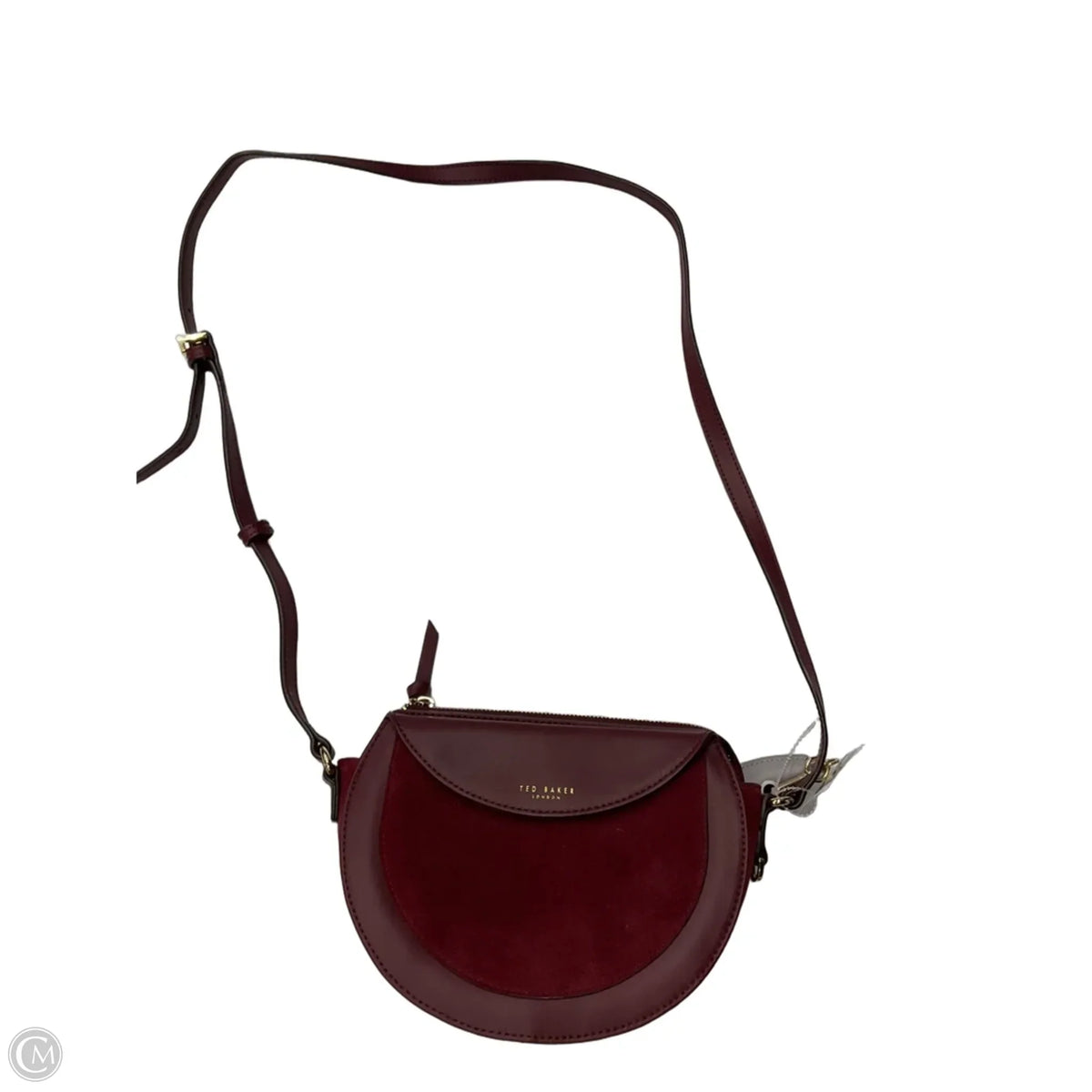 Crossbody Leather By Ted Baker, Size: Medium