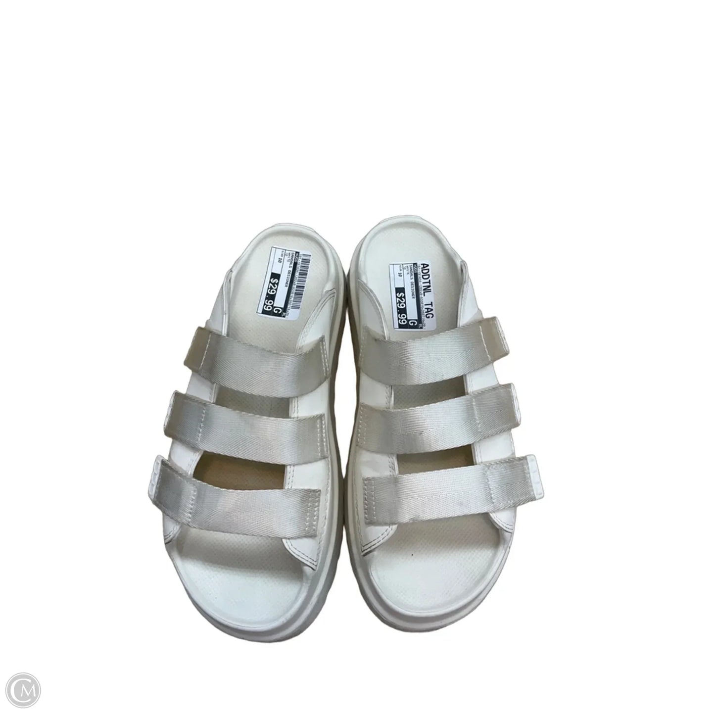 Sandals Designer By Ugg In White, Size: 10