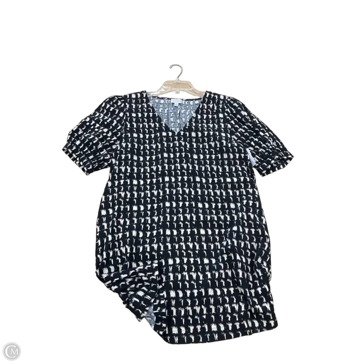 Dress Casual Short By Evereve In Black & Tan, Size: M