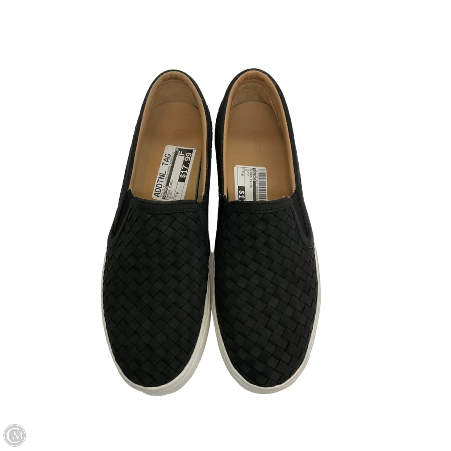 Shoes Flats By Quince In Black, Size: 9
