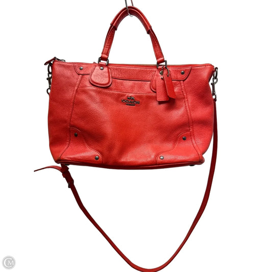 Handbag Designer By Coach, Size: Medium