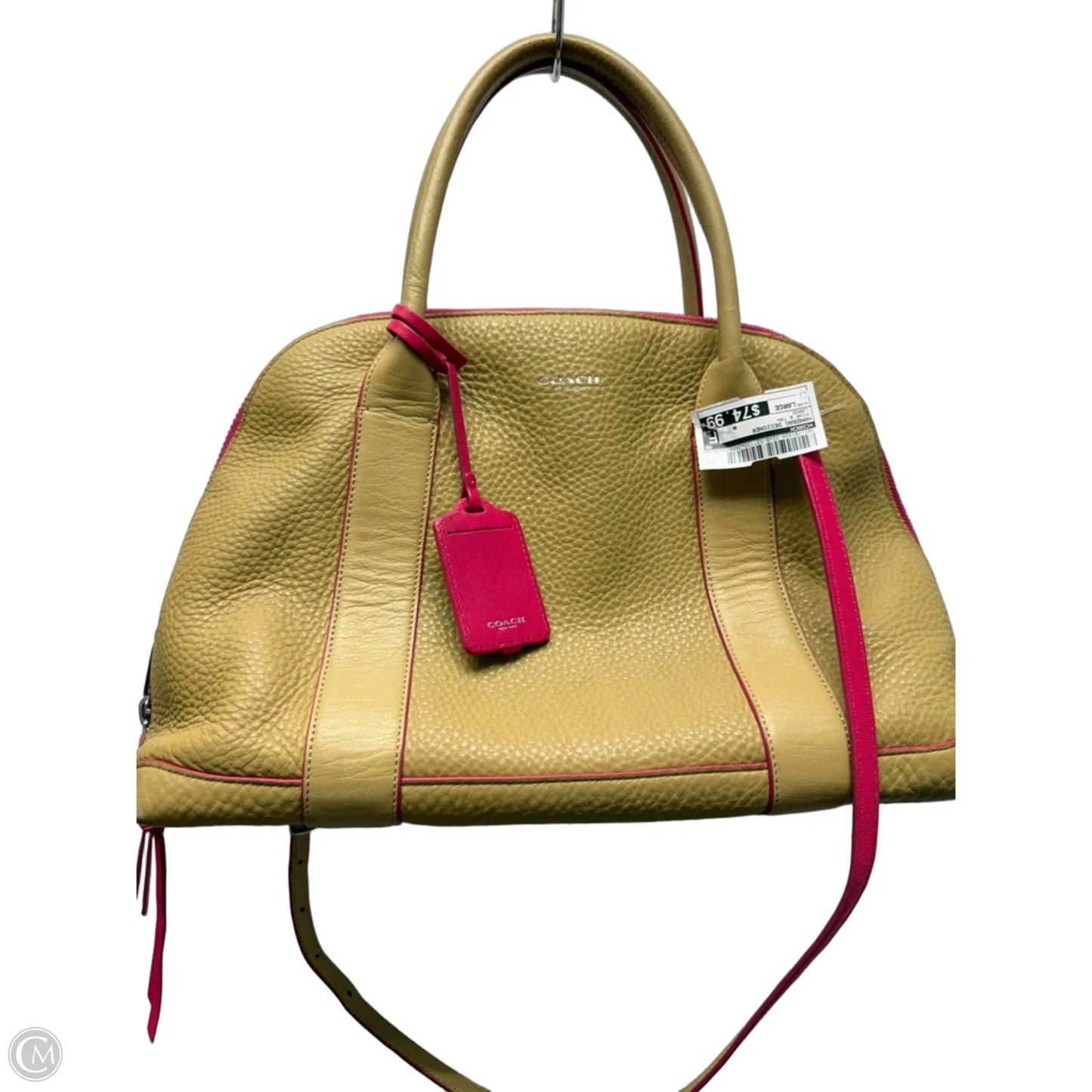 Handbag Designer By Coach, Size: Large