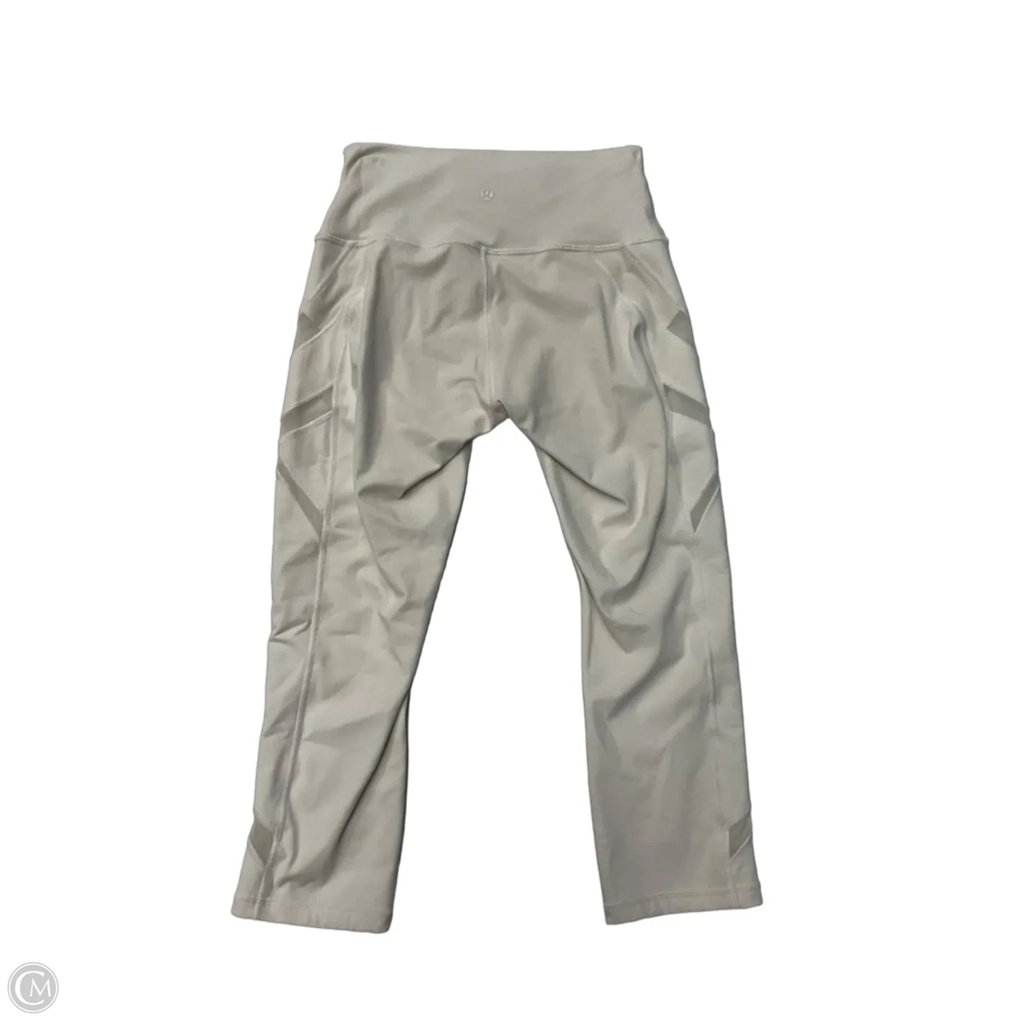 Athletic Capris By Lululemon In White, Size: 6