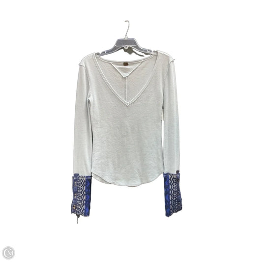 Top Long Sleeve By We The Free In Blue, Size: S