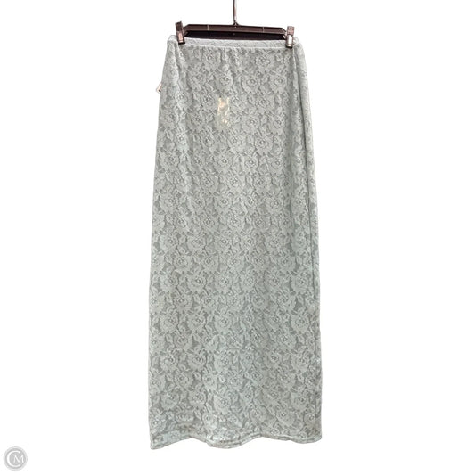 Skirt Maxi By Anthropologie In Teal, Size: Xs