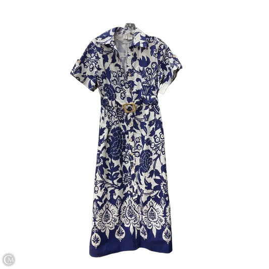 Dress Casual Midi By Joie In Blue, Size: Xs