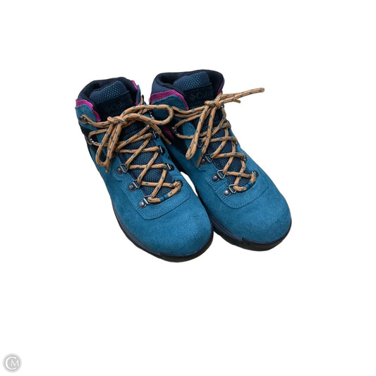 Boots Snow By Columbia In Teal, Size: 8