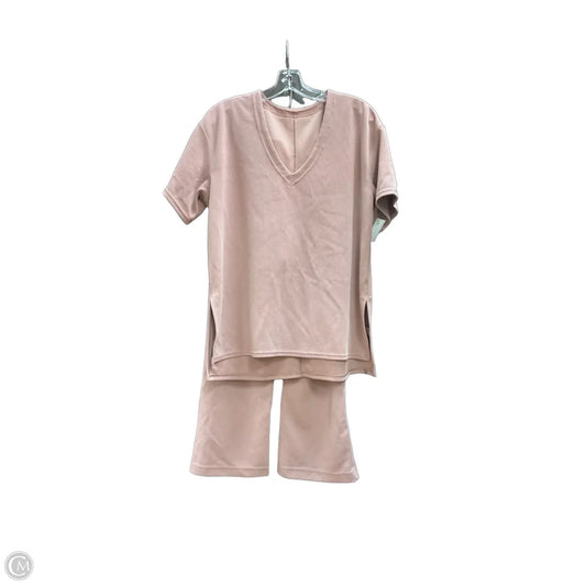 Athletic Pants 2pc By Lululemon In Pink, Size: 6