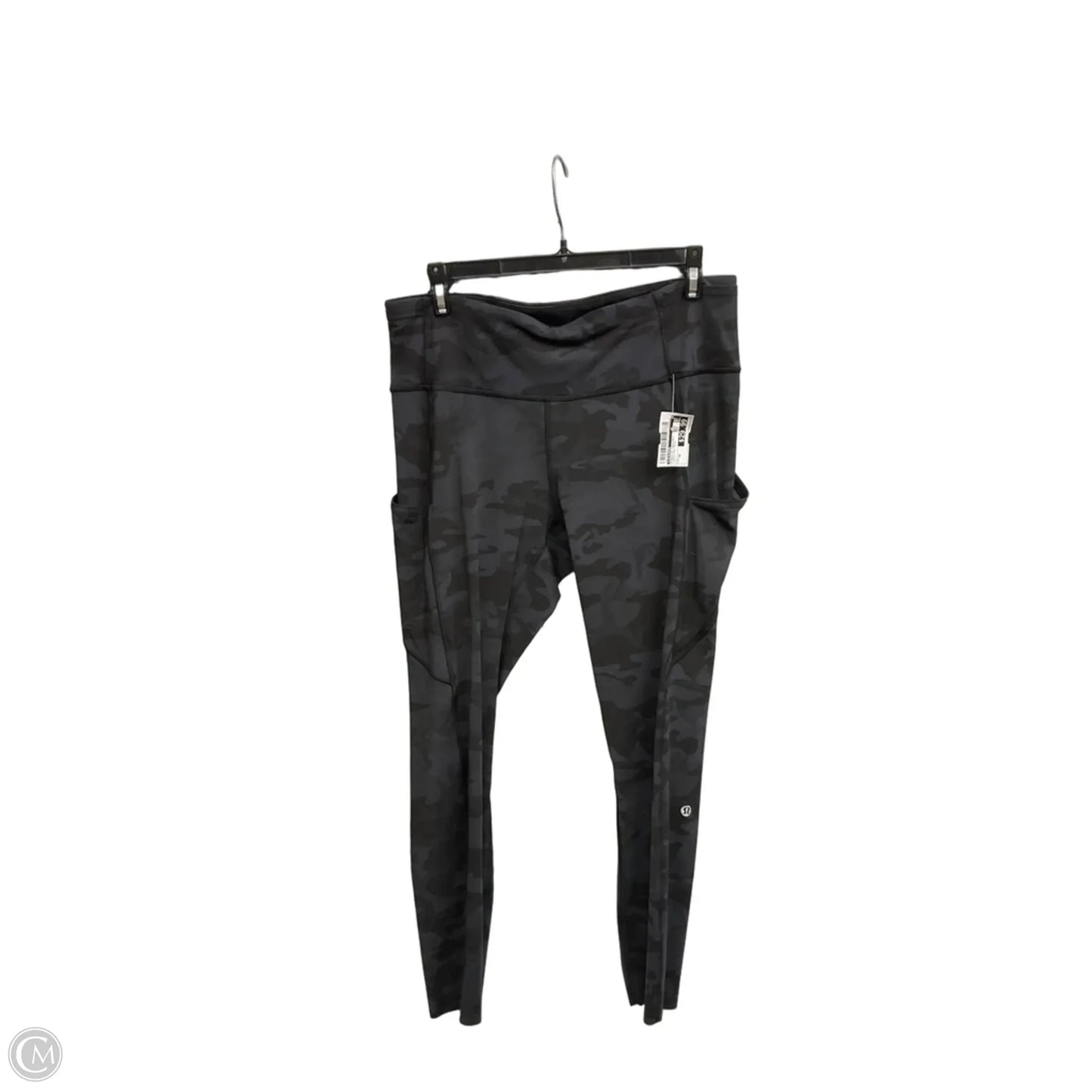 Athletic Leggings By Lululemon In Camouflage Print, Size: 10