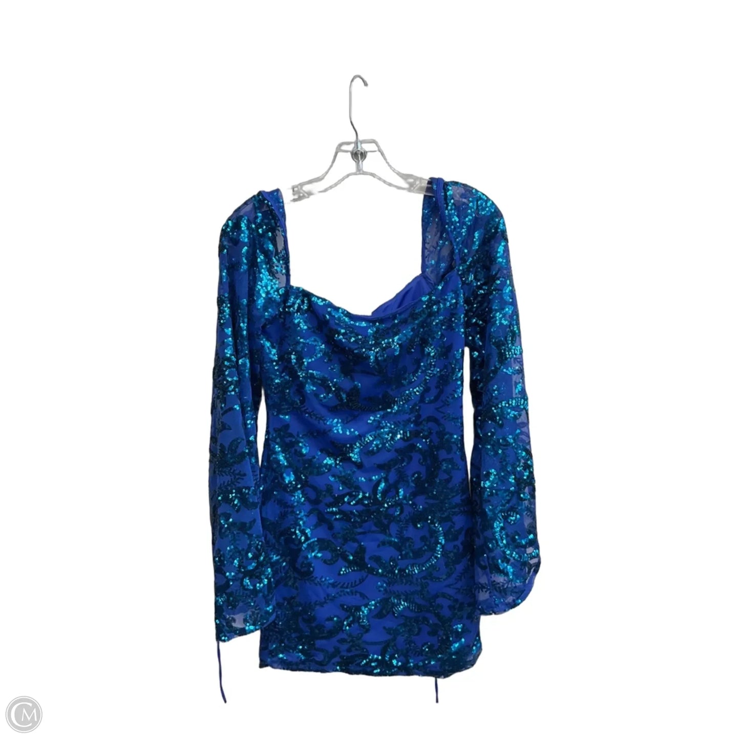 Dress Party Short By Lucy In The Sky In Blue, Size: M