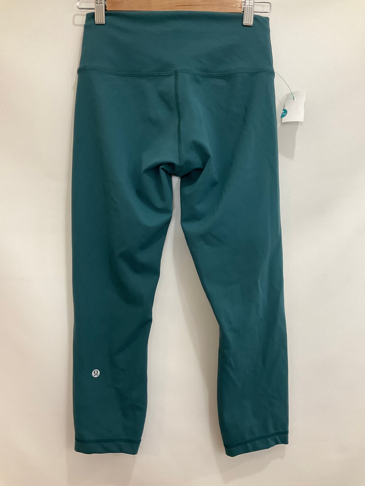 Athletic Leggings By Lululemon In Teal, Size: 8