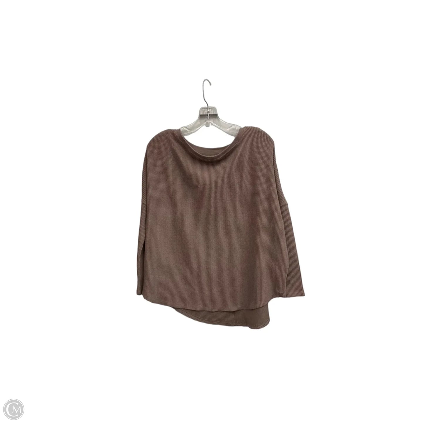 Top Long Sleeve By We The Free In Brown, Size: Xs