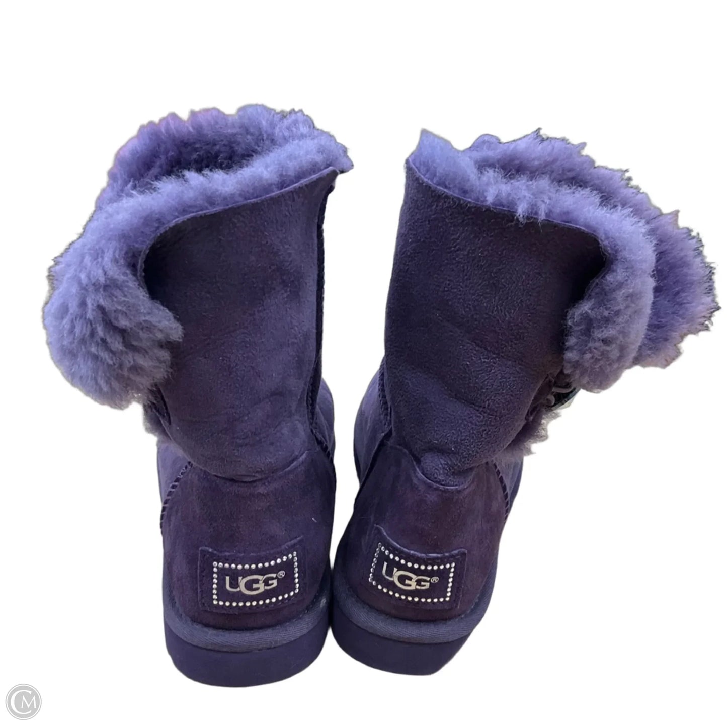 Boots Designer By Ugg In Purple, Size: 8