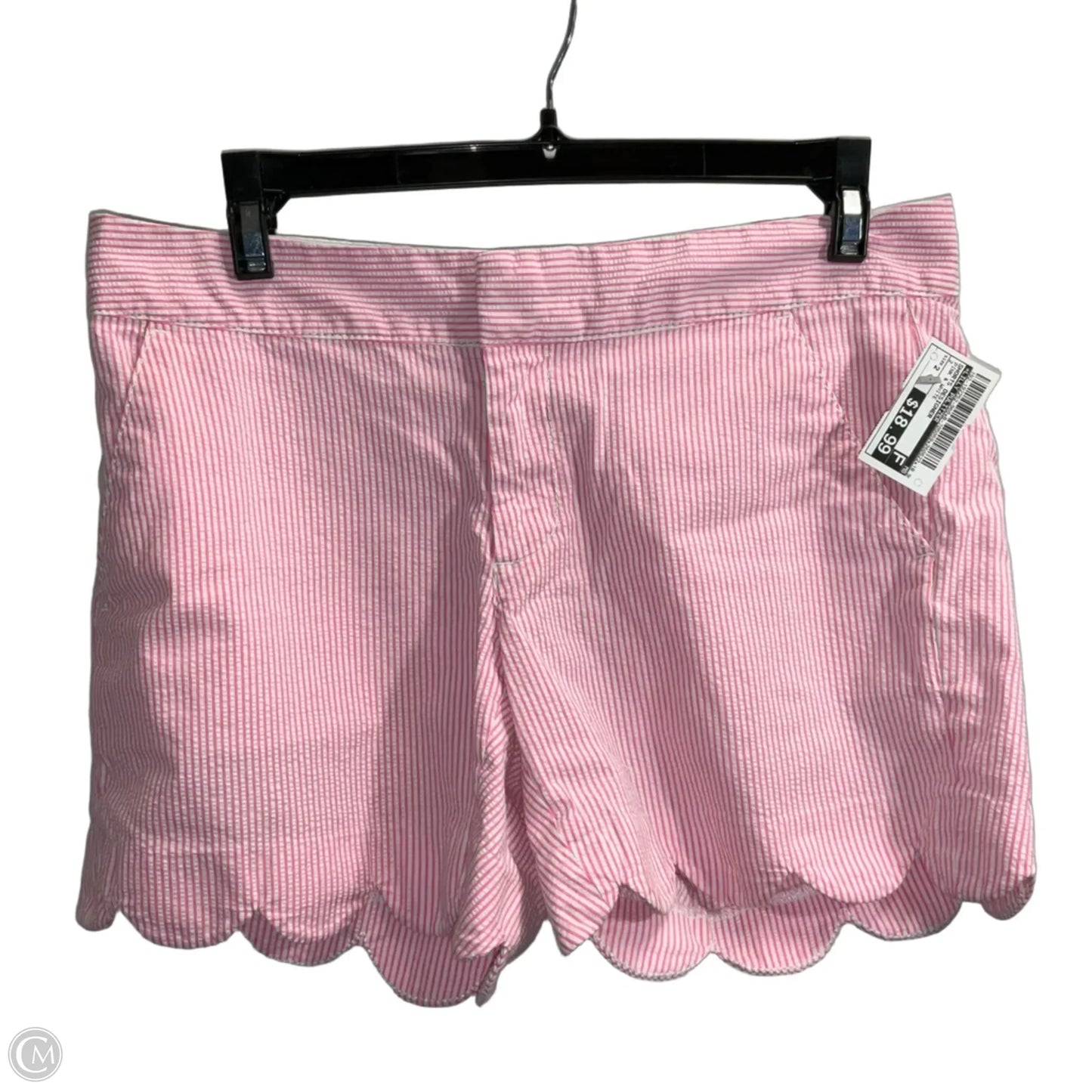 Shorts Designer By Lilly Pulitzer In Pink & White, Size: 2