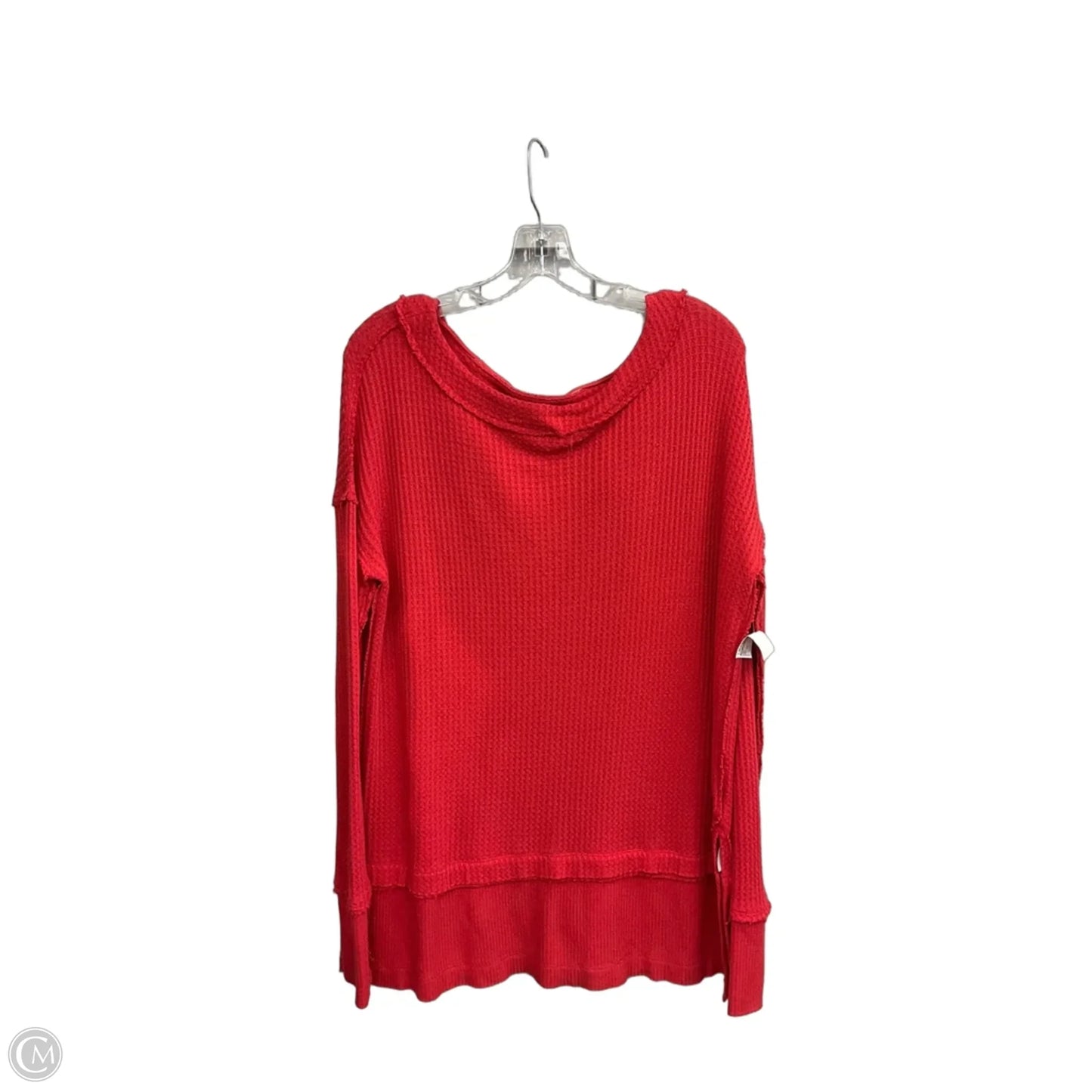 Top Long Sleeve By We The Free In Red, Size: Xs