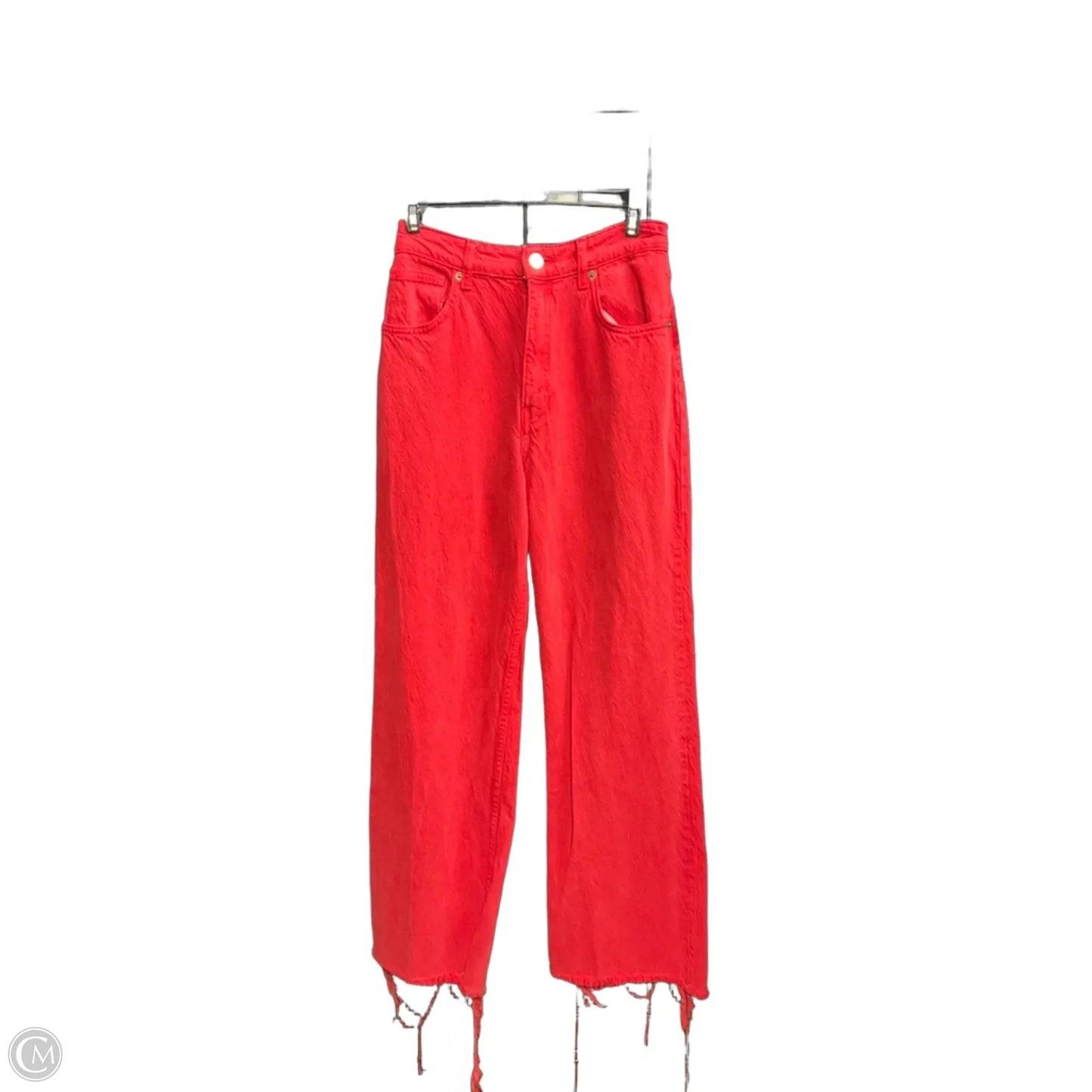 Pants Chinos & Khakis By Zara In Red, Size: 6