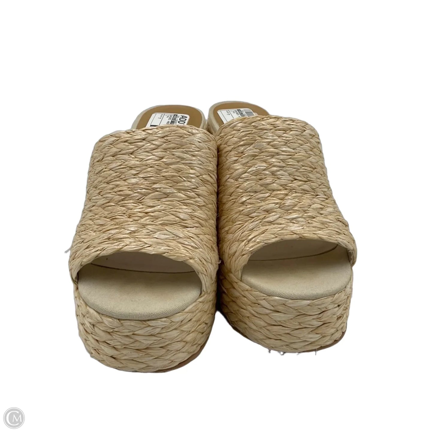 Shoes Heels Wedge By Dolce Vita In Tan, Size: 7