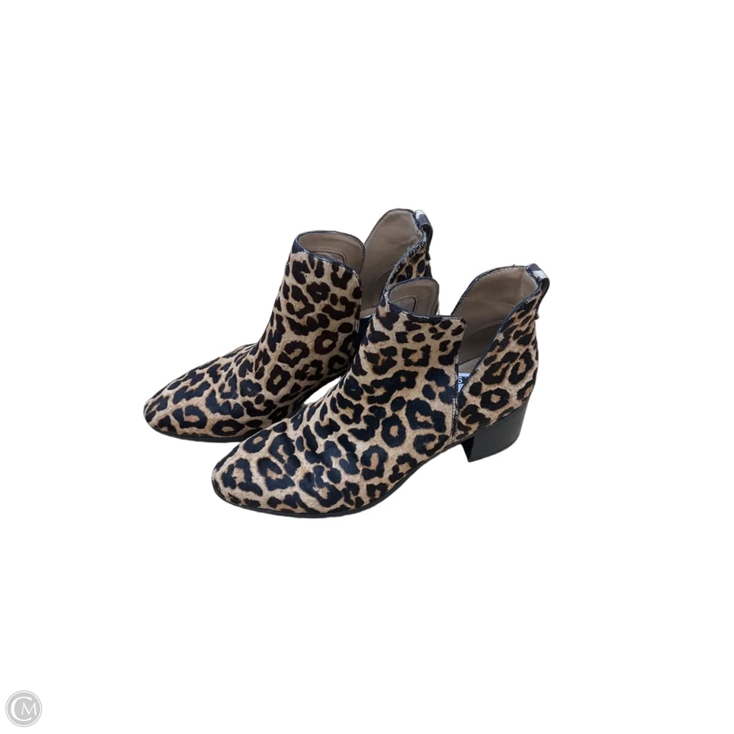 Boots Ankle Heels By Franco Sarto In Animal Print, Size: 7