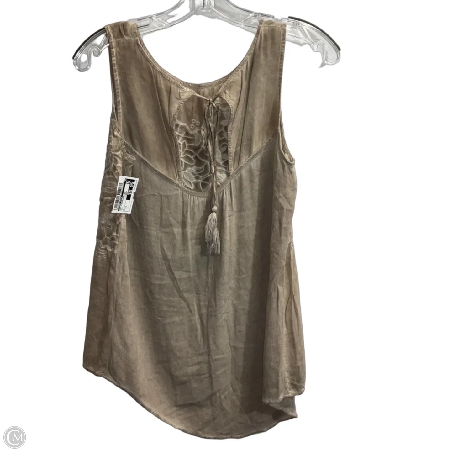 Top Sleeveless By Altard State In Tan, Size: S