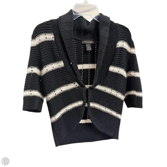 Cardigan By White House Black Market In Striped Pattern, Size: S