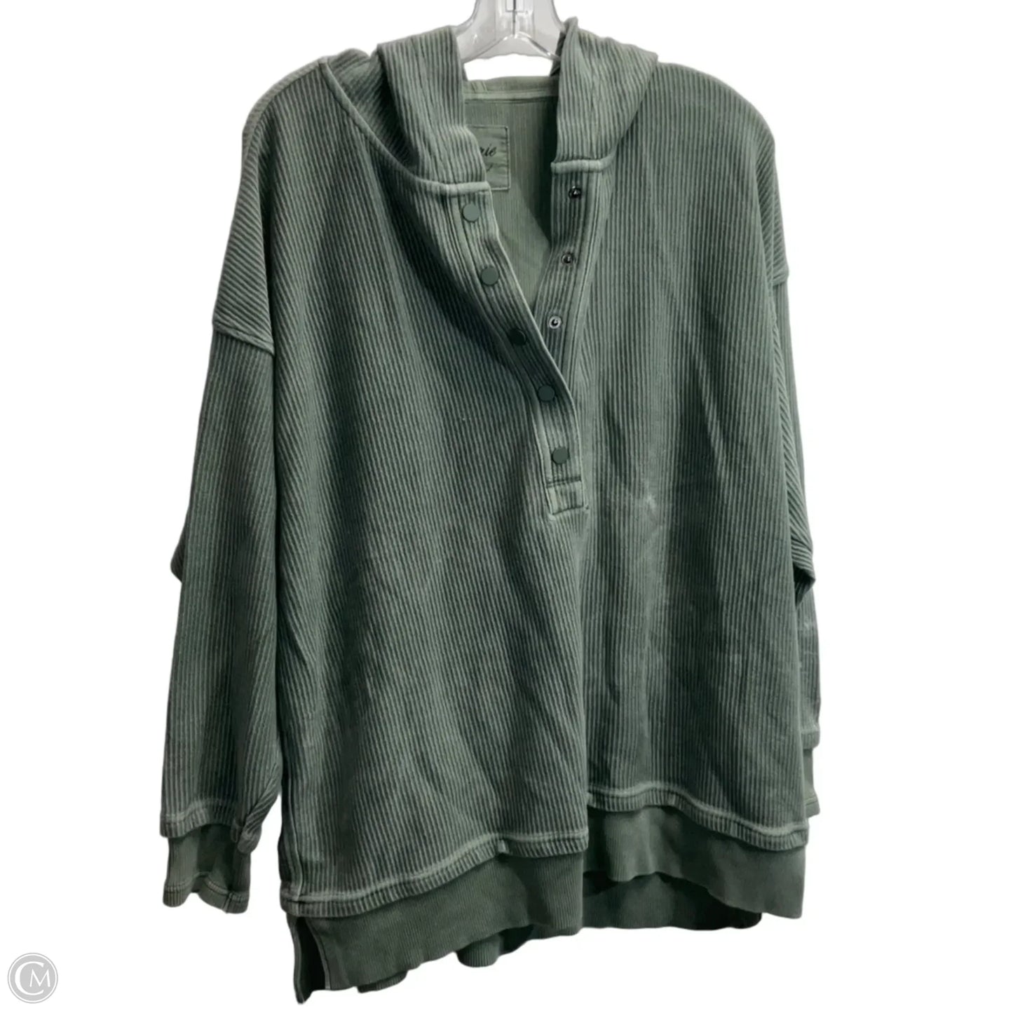 Sweatshirt Hoodie By Aerie In Green, Size: M