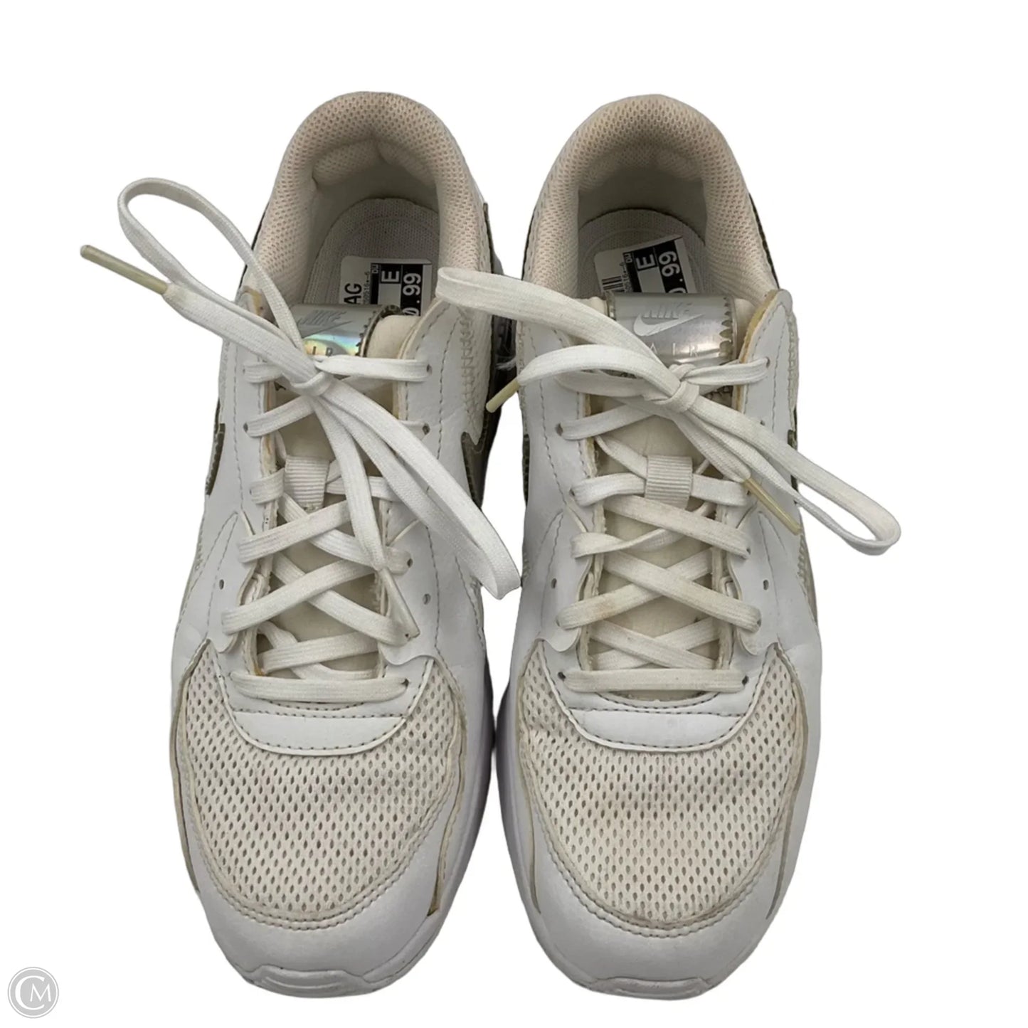 Shoes Athletic By Nike In White, Size: 7.5